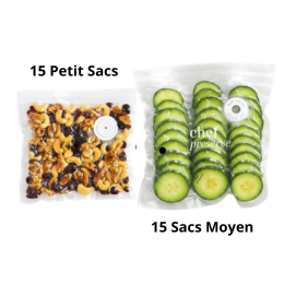 30 Sacs Sous Vide